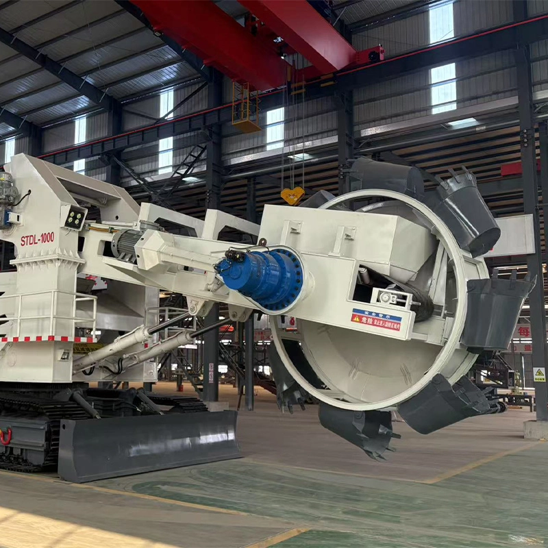 Bucket wheel stacker