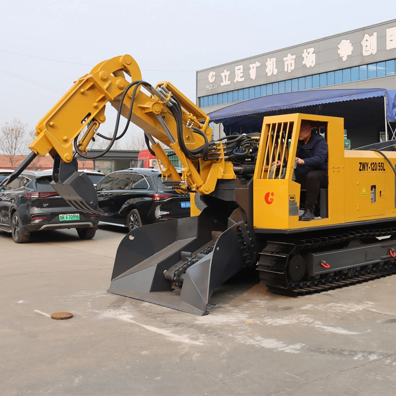 Explosion-proof multi-functional slag raking machine with large slope