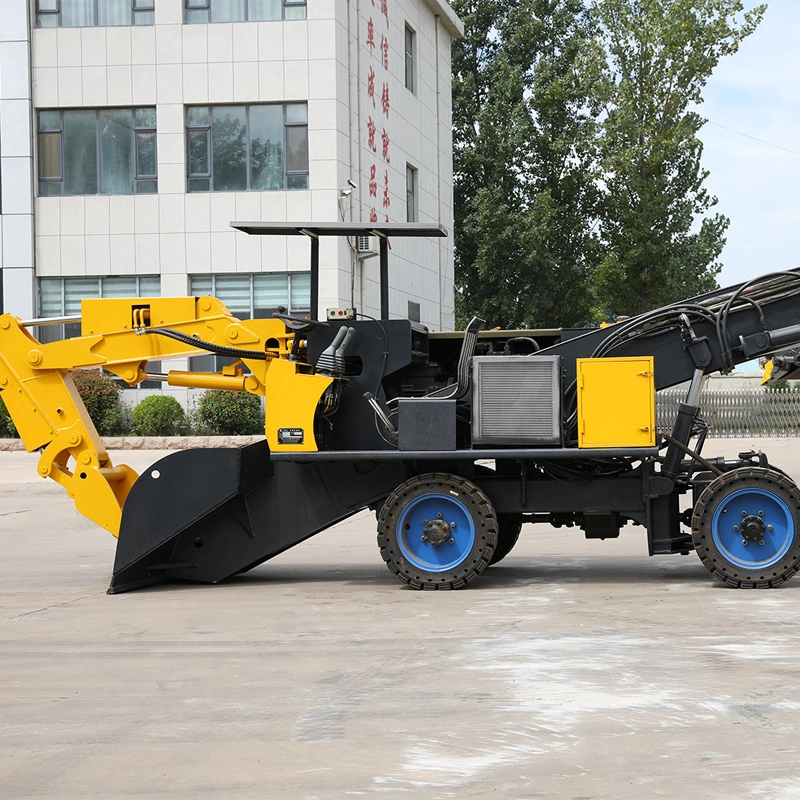 High-performance wheeled slag raking machine