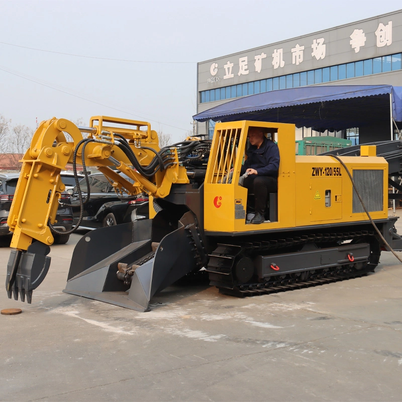 Multi-functional tunnel slag shovel machine for coal mines