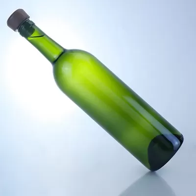 700ml antique green glass bottle, suitable for the base glass of spirits, rum, gin, oil and beer